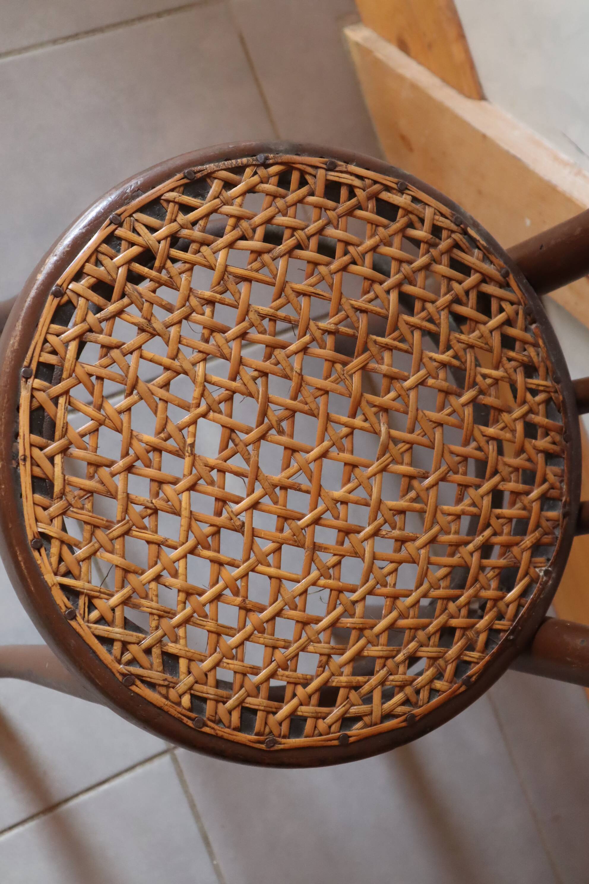 Bistro chair Jacob Josef Kohn 1890-1910 cane vintage