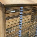 Double oak printer furniture from the 1930s