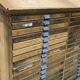 Double oak printer furniture from the 1930s