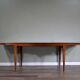 Extending teak table