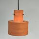 Vintage Hanging Lamp, Artiforte Netherlands, Terracotta, 1950s
