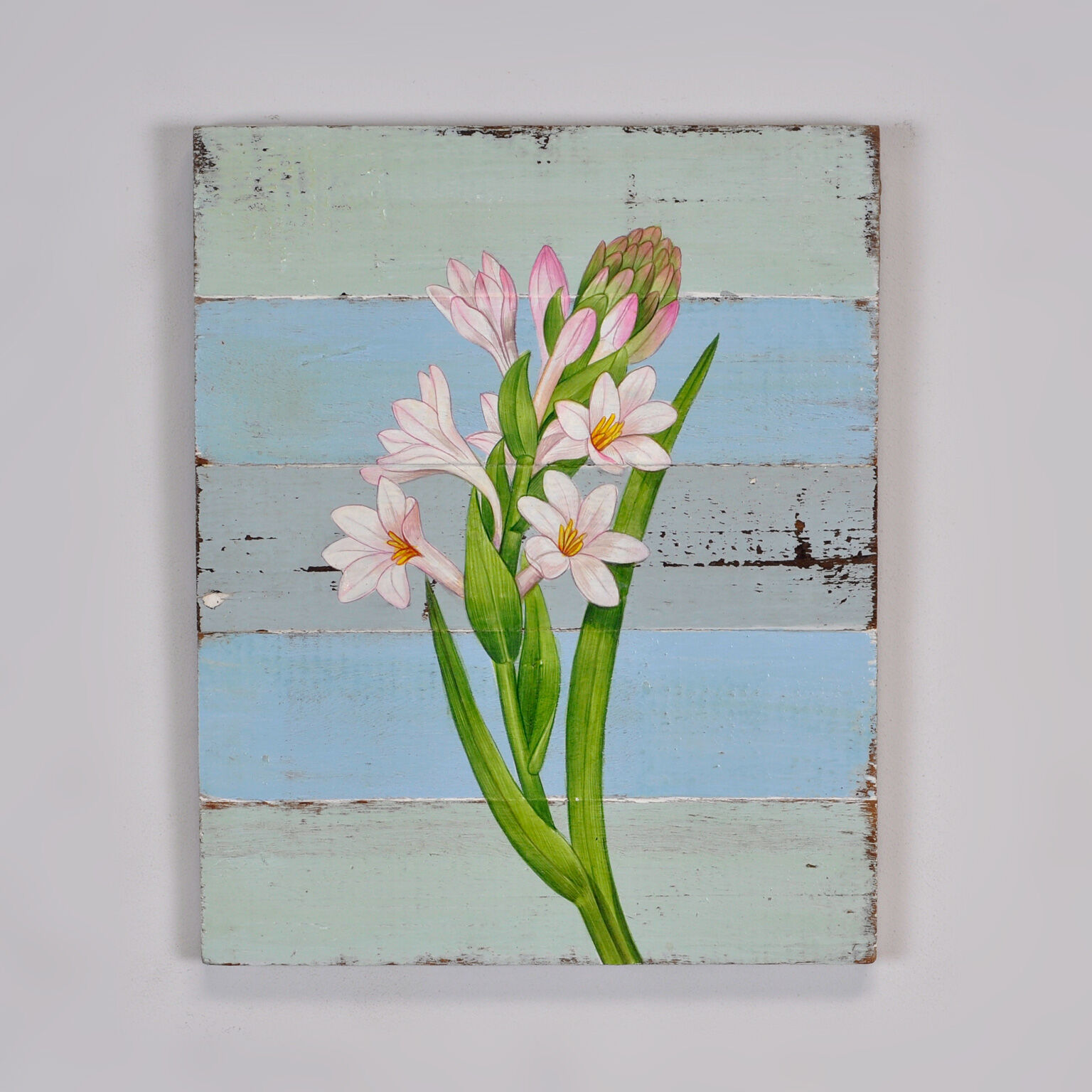 Painting on driftwood