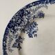 Ancienne assiette faïence St Amand fruits bleu