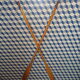 Old pair of paddle wooden 2.25 m