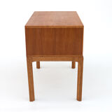 Console en chêne danois par Kai Kristiansen pour Aksel Kjersgaard