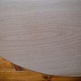 Round beech table