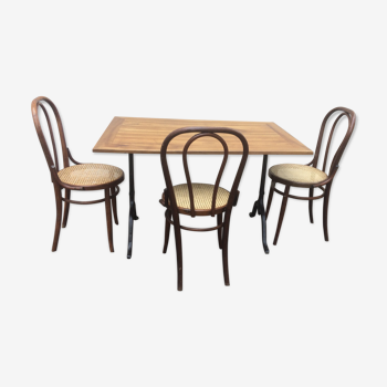 Bistro table and chairs Baumann