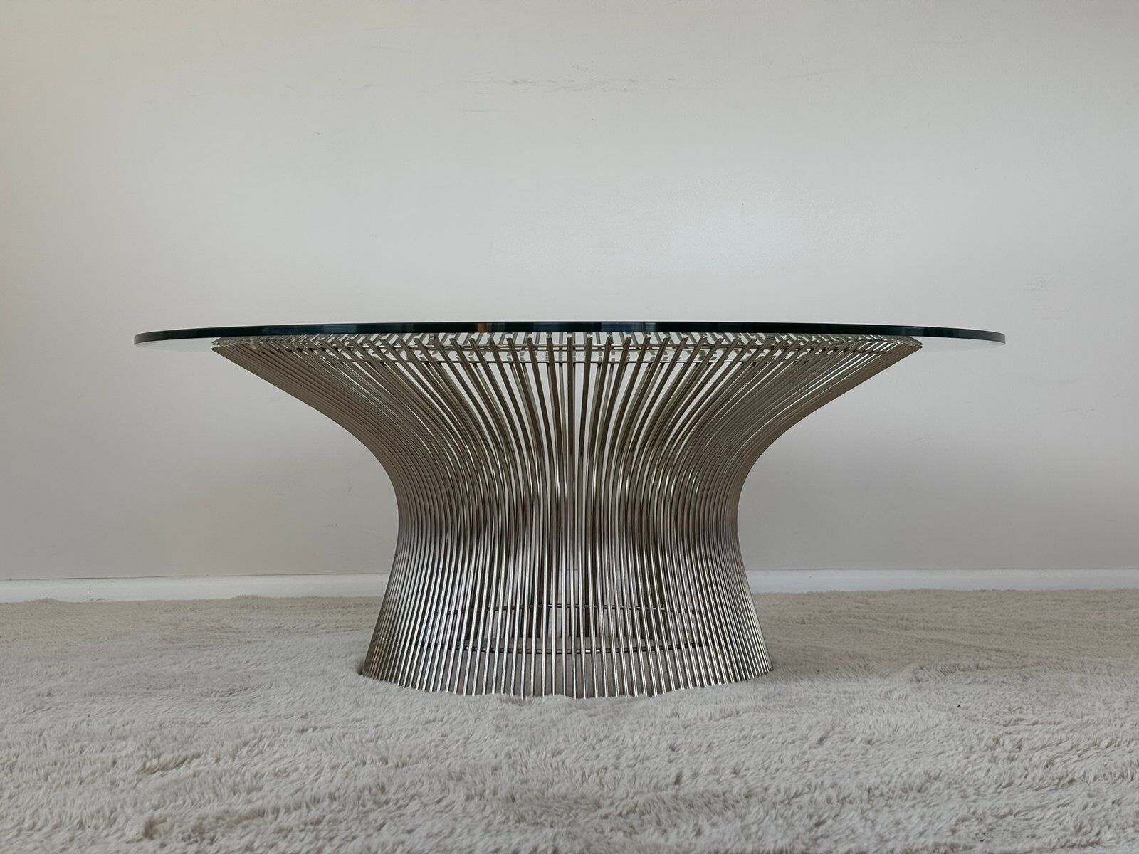 Wire frame coffee table by Warren Platner for Knoll, 1960s