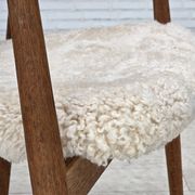 1960s, Danish design by Erik Kirkegaard, model 43, genuine sheepskin.