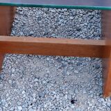 Scandinavian coffee table in teak and glass design Gustav Gaarde