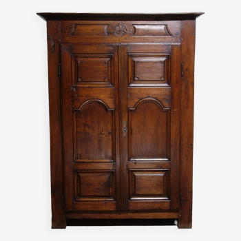 Old handcrafted wardrobe from the beginning of the 20th century