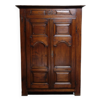Old handcrafted wardrobe from the beginning of the 20th century