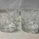 Set of 4 engraved whiskey glasses