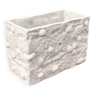 Biscuit vase VEB Kunstporzellan Ilmenau, Germany 1970s