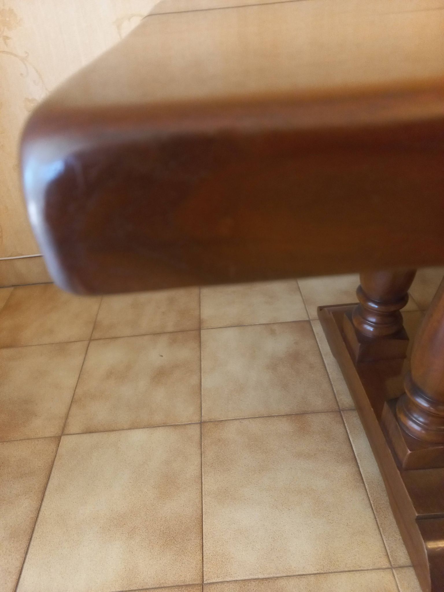 Grande table monastère en noyer français – 220 × 90 cm