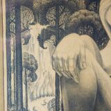 Art Deco lithograph 1926 Rense Hamstra 80x60cm