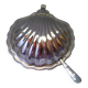 Scallop shell butter dish