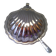 Scallop shell butter dish