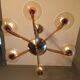 Blown glass chandelier
