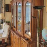 Roche Bobois Cherry Wood Display Cabinet