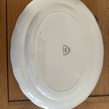 Large antique English plate Palissy - Worcester Game Series - Pheasants