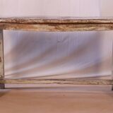 Old Burmese teak bench original unbleached patina