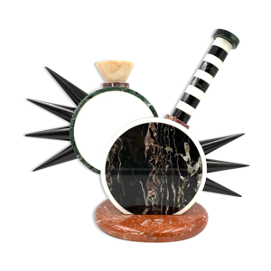 vase sculptural 'Sholapur', Michele de Lucchi, Up &Up, Carrare Italie, 1985
