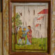 Cabinet painted in the Austrian spirit with polychrome decorations