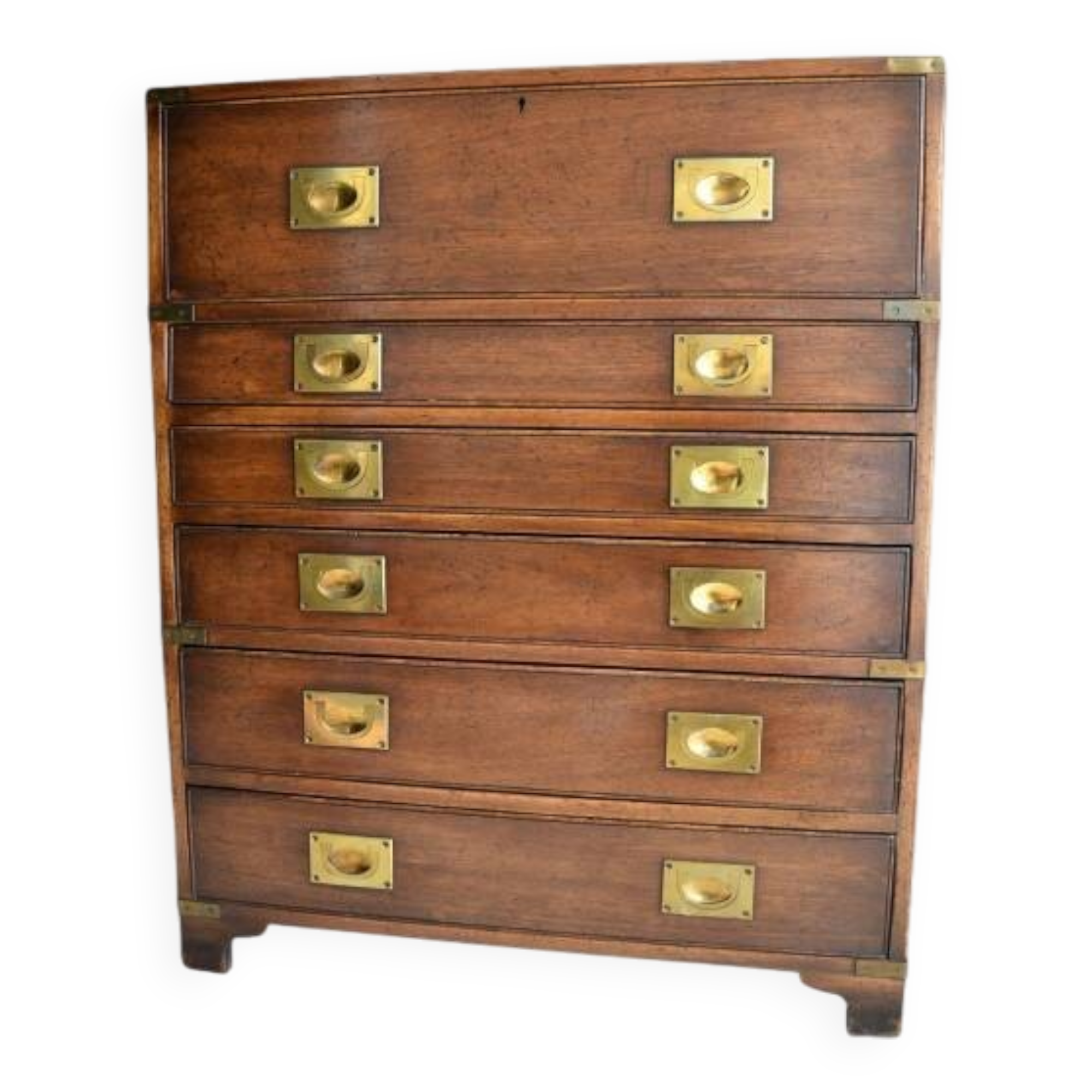 commode/secrétaire campagne militaire victorienne