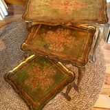 Florentine pull-out tables, 50s/60s