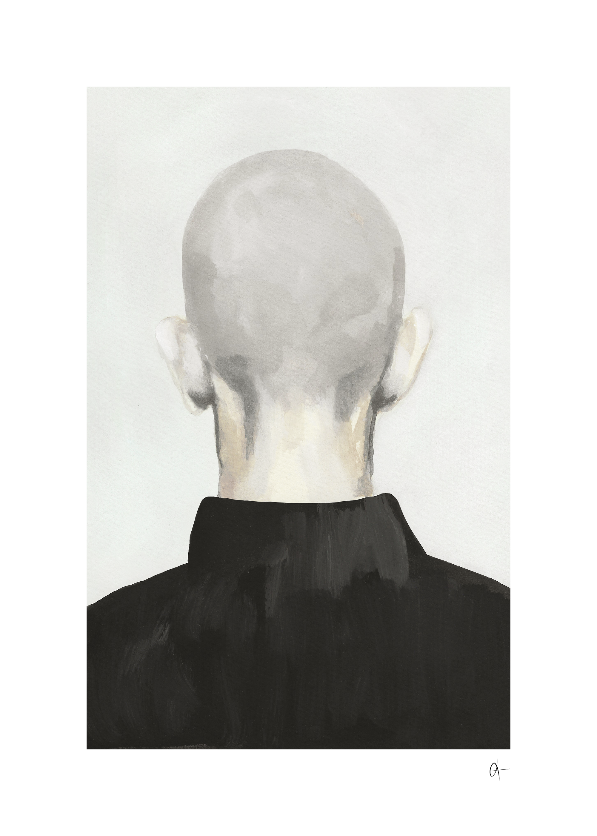 Art print - Carl: at ease