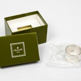 Christofle Vendôme silver-plated napkin ring – New in its box