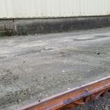 Mirror bevelled wooden frame - 93x75cm