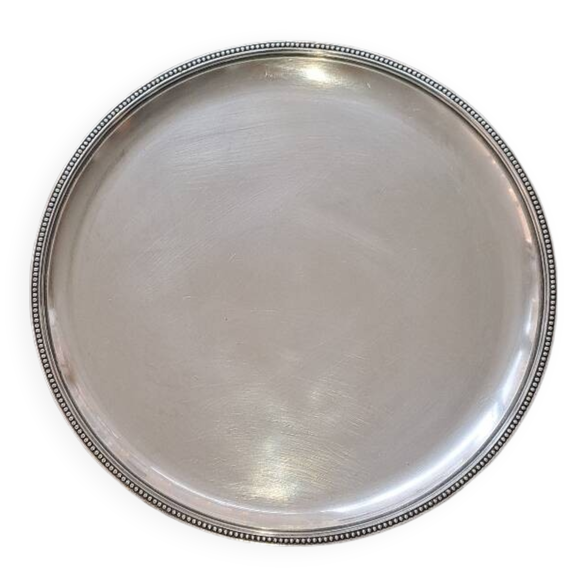 Ercuis pearl silver metal tray