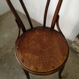 Taxhel bistro chair in curved wood