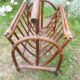 Vintage bamboo magazine rack