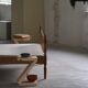 Stool / Table by eliaselias, made from recycled solid pine, Danish design 2022