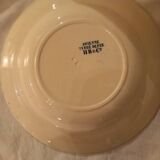 12 Terre de fer hollow plates, Brienne model, HB&Cie