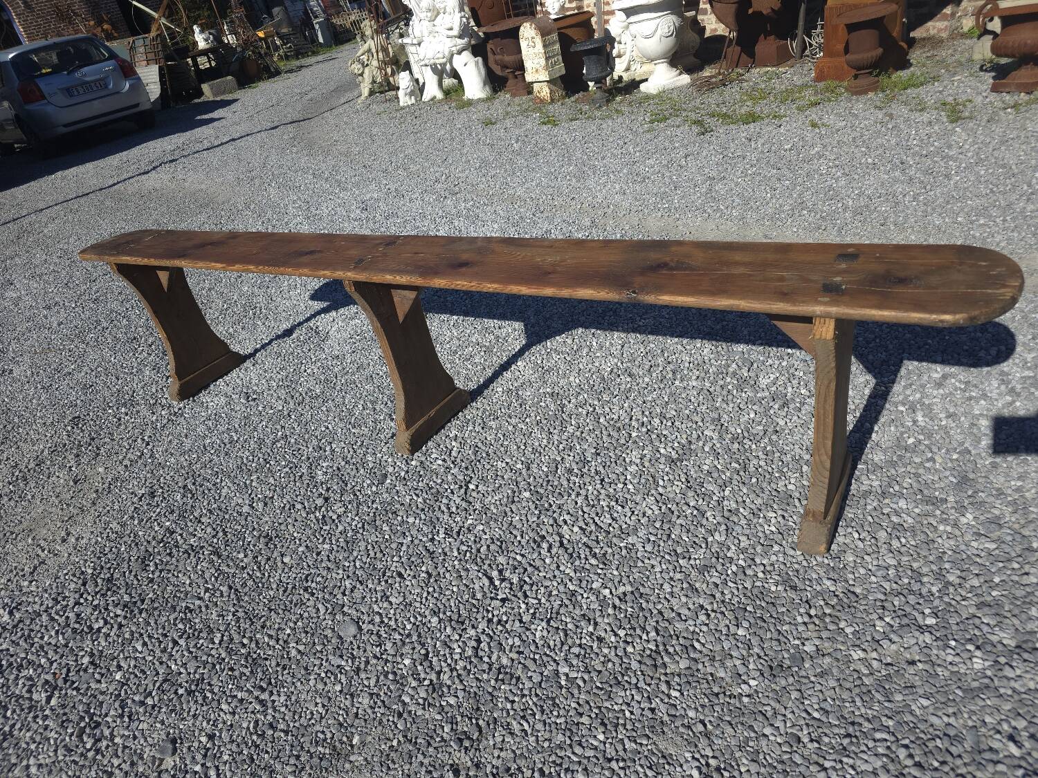 Fir farm bench
