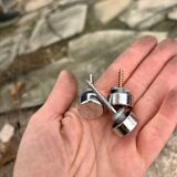 Antique bevelled mirror 90 cm