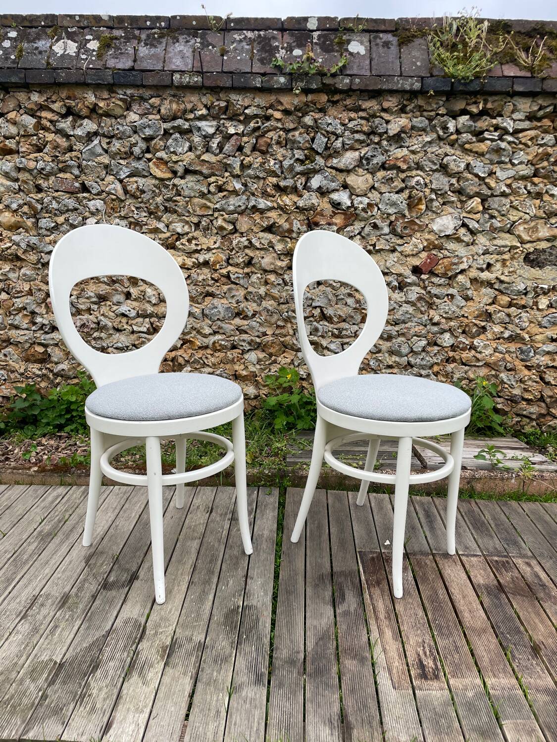 Pair of vintage Baumann chairs 1970