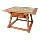 19th-century painted wooden changing table
