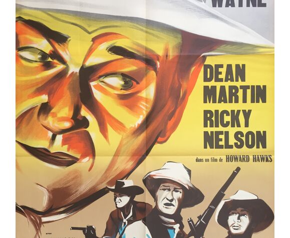 Cinema Poster Rio Bravo John Wayne Western 80x1cm 1960 Selency Cinema Poster Rio Bravo John Wayne Western 80x1cm 1960 Selency