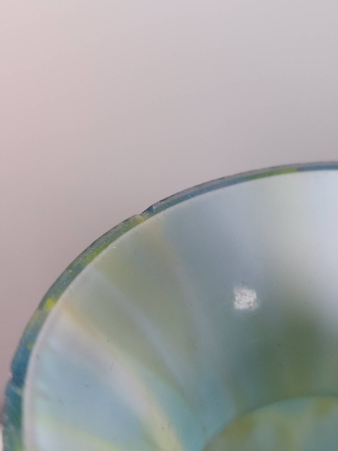 Small vintage Murano glass vase from the 1950s.
