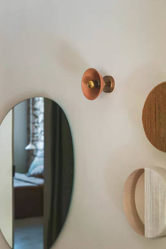 PITCHOUN - Red terracotta - Wall light