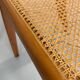 Set of 4 Baumann chairs, Gondola model, wood and cane, 70s