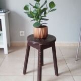 Vintage solid wood stool