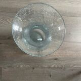 BIOT blue glass vase