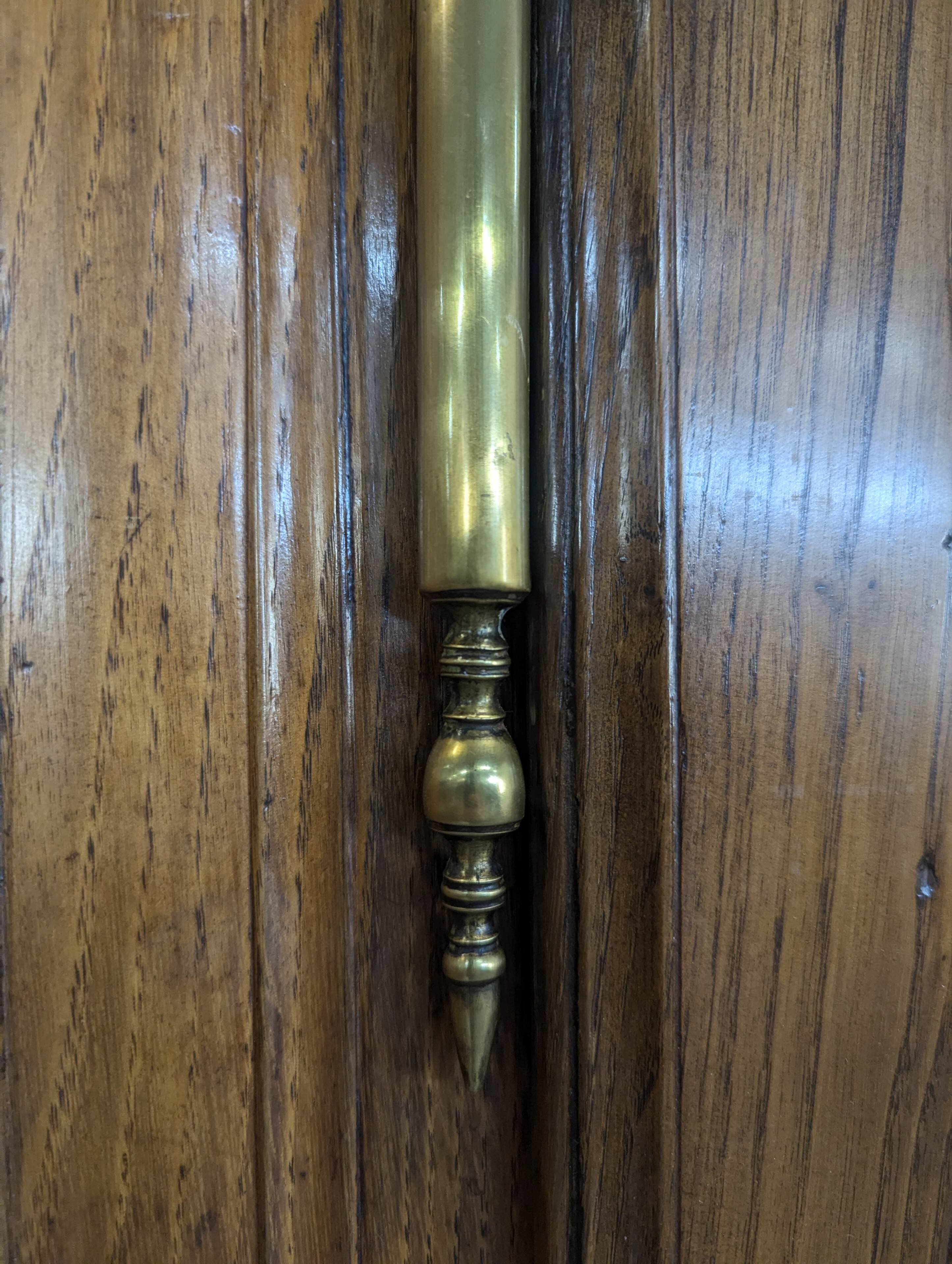 Late 19th century Breton cherry wood wardrobe