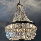 Hot Air Balloon Chandelier with Brass Tassels